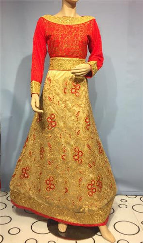 Embroidered oriental dresses