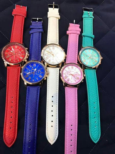 Leather watches