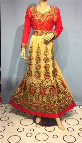 Embroidered oriental dresses