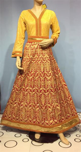 Embroidered oriental dresses