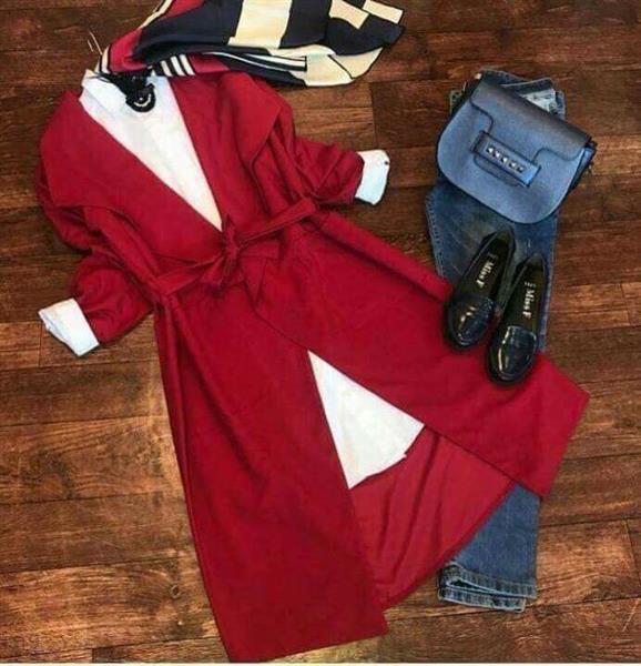 White shirt + Long jacket