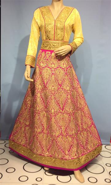 Embroidered oriental dresses