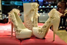 Luxury shoes with a wallet for the bride