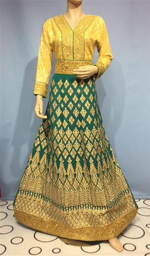 Embroidered oriental dresses