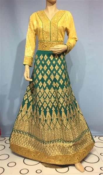 Embroidered oriental dresses