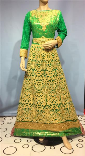 Embroidered oriental dresses