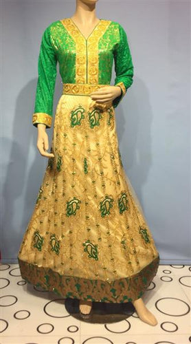 Embroidered oriental dresses