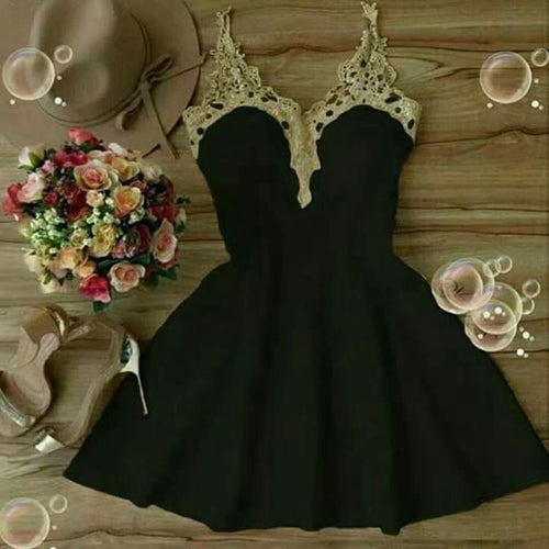 Short evening dress