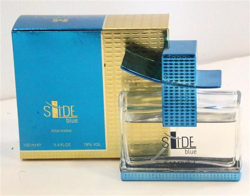 Slide blue perfume