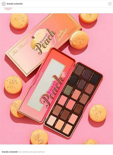 Too faced sweet peach eyeshadow