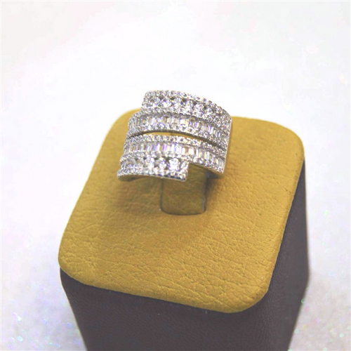 Ring with wide design