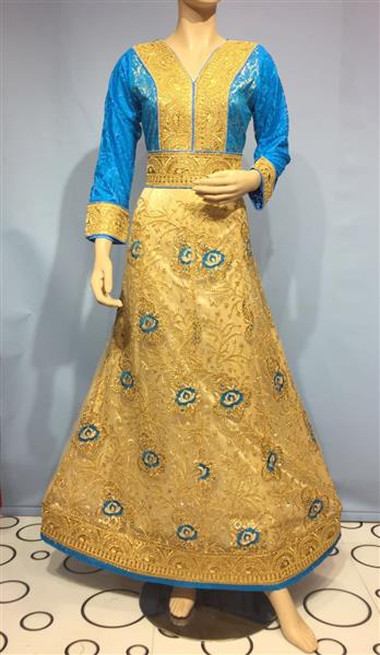 Embroidered oriental dresses