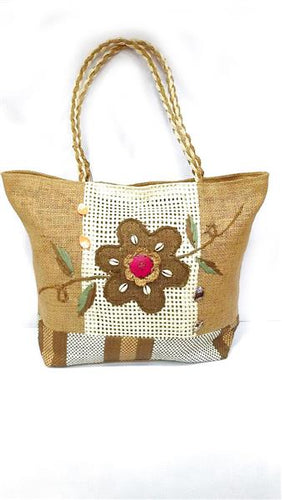 Embroidered handbag