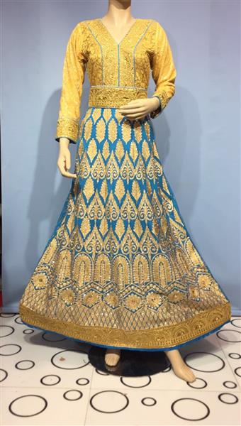 Embroidered oriental dresses