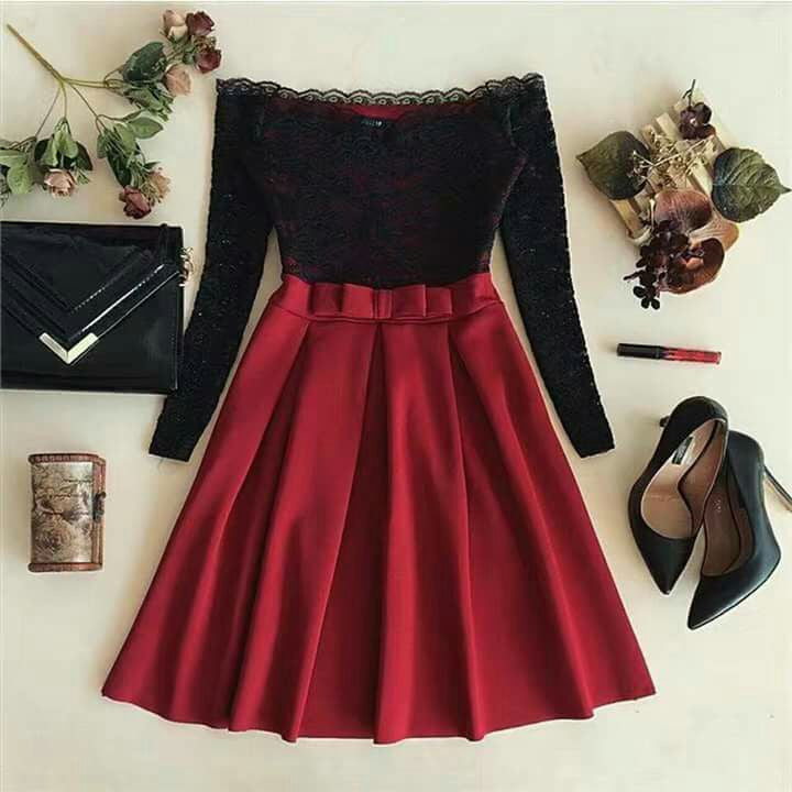 Short evening dress