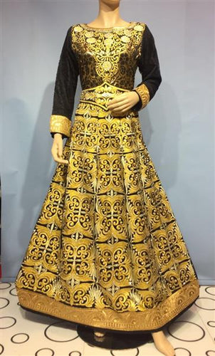 Embroidered oriental dresses