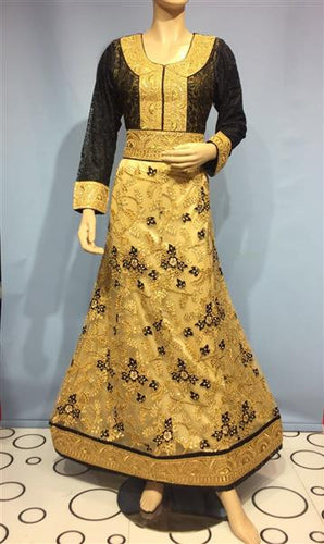 Embroidered oriental dresses