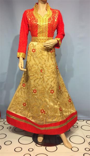 Embroidered oriental dresses