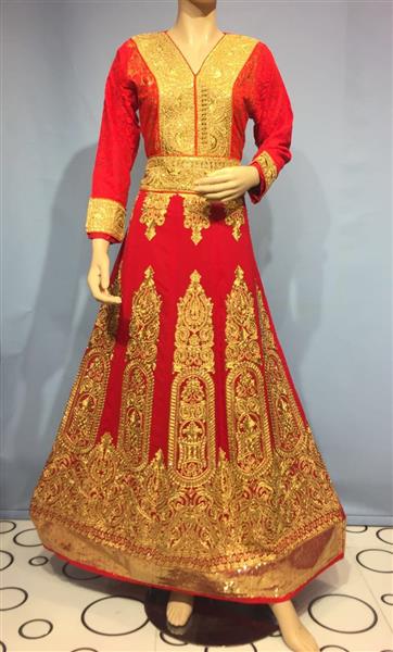 Embroidered oriental dresses