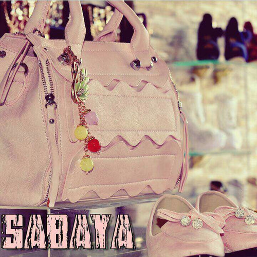 Handbag with stylish shoes