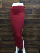 Long skirt with zipper
