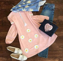 Long blouse + Jeans trouser