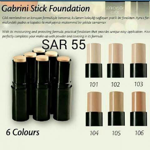 Gabrini stick foundation